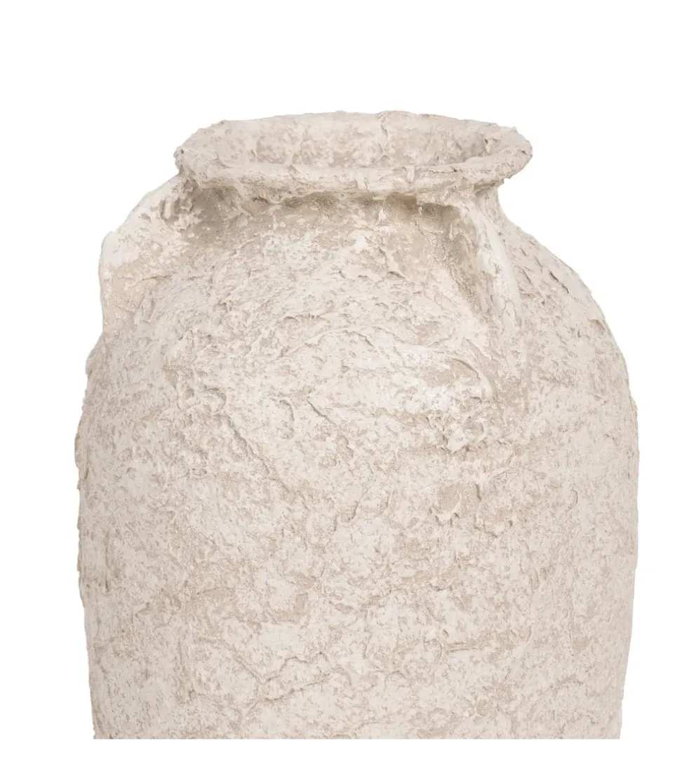 Wazon DAGET 60 cm biały ceramika