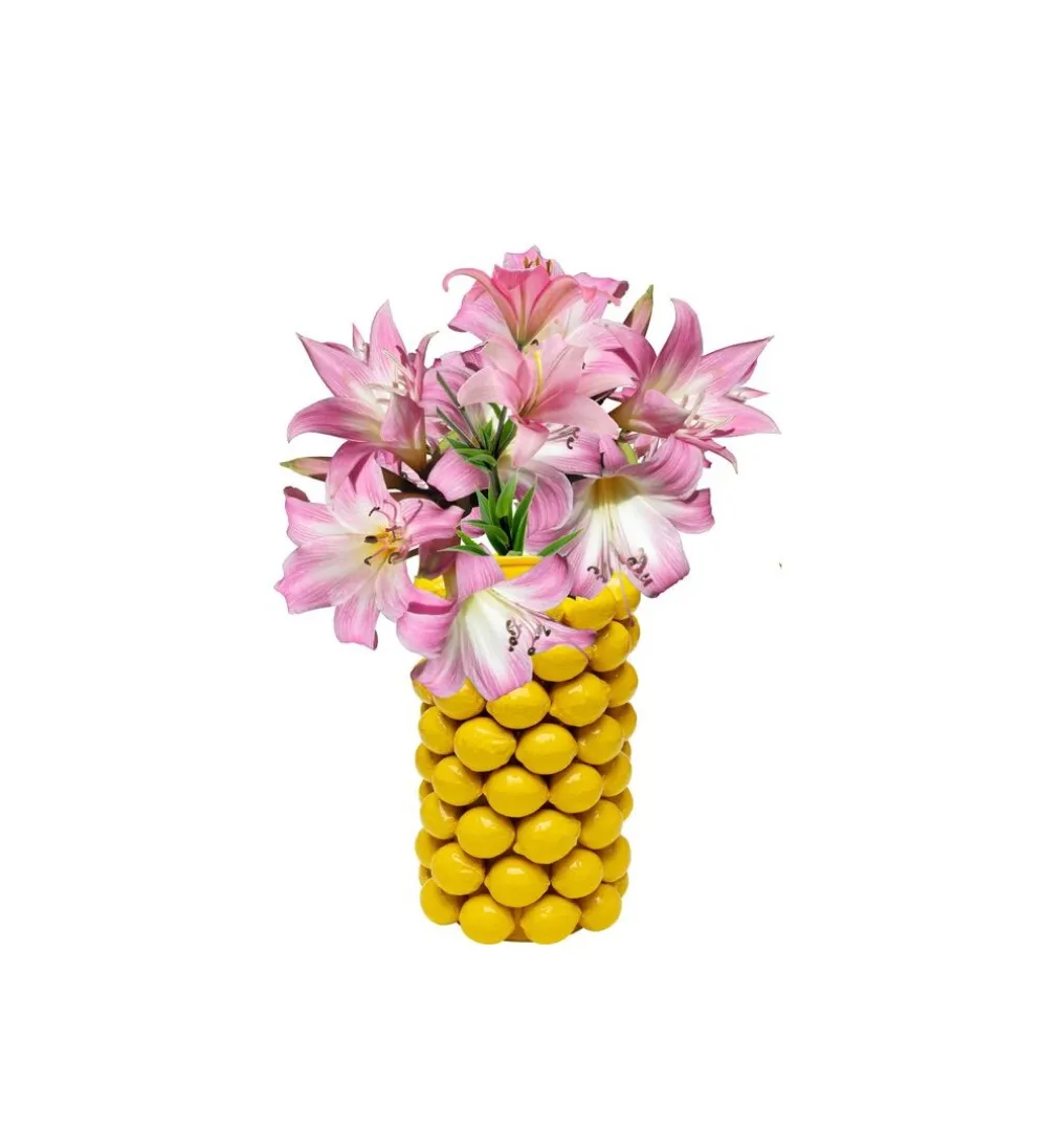 Wazon Lemon Juice 43 cm żółty