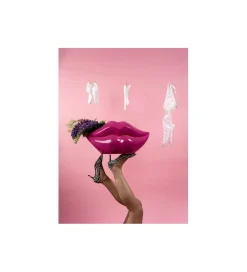 Wazon LIPS 56 cm różowy