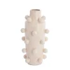 Wazon MOLLY 43 cm ceramika różowy biały