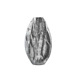 Wazon ORGANIC 45 cm srebrny