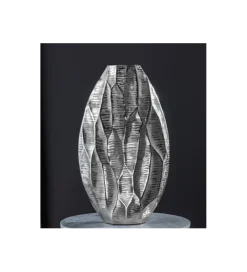Wazon ORGANIC 45 cm srebrny