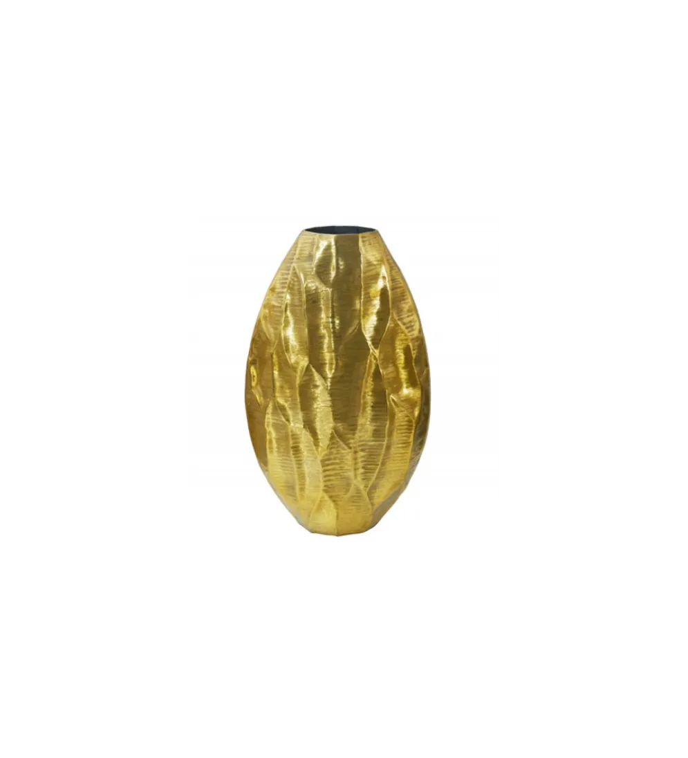Wazon ORGANIC 45 cm złoty