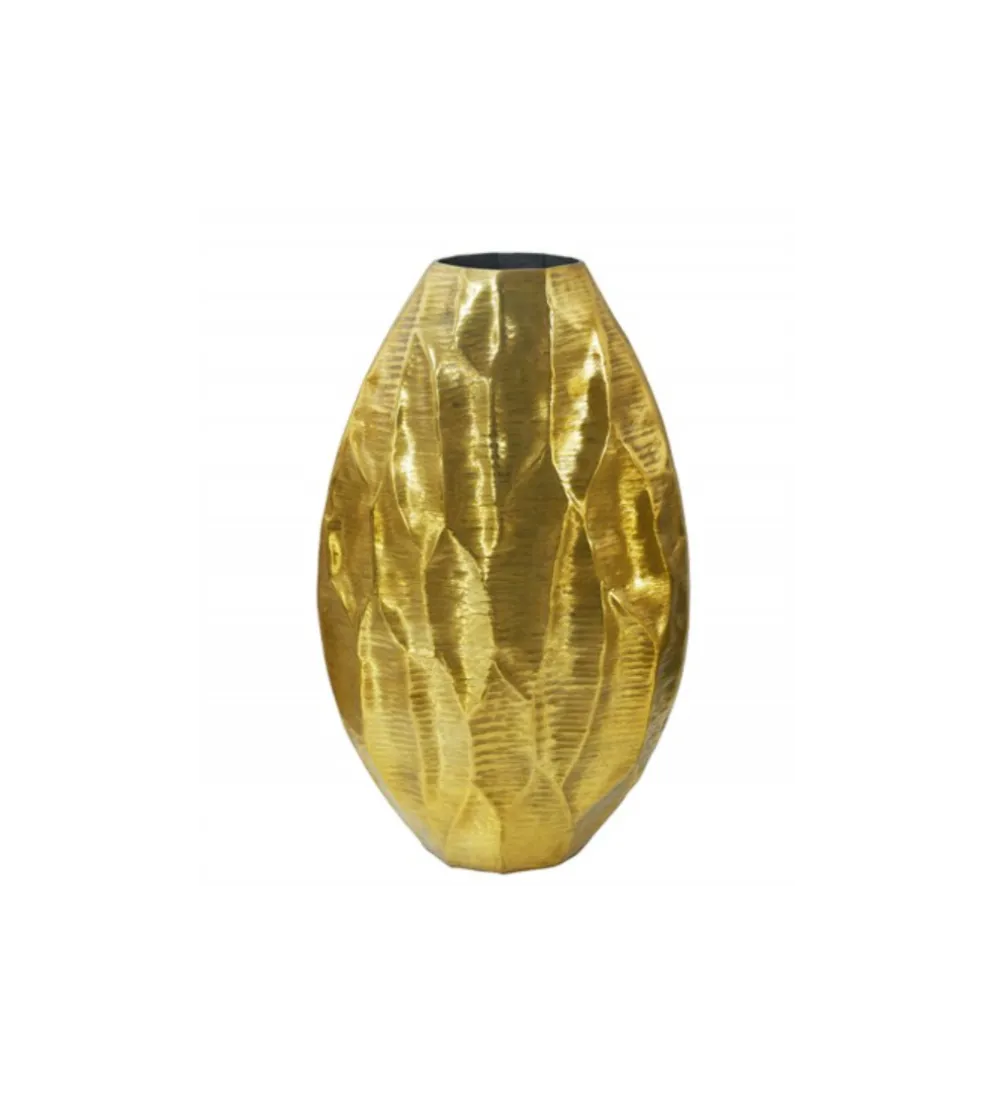 Wazon ORGANIC 45 cm złoty