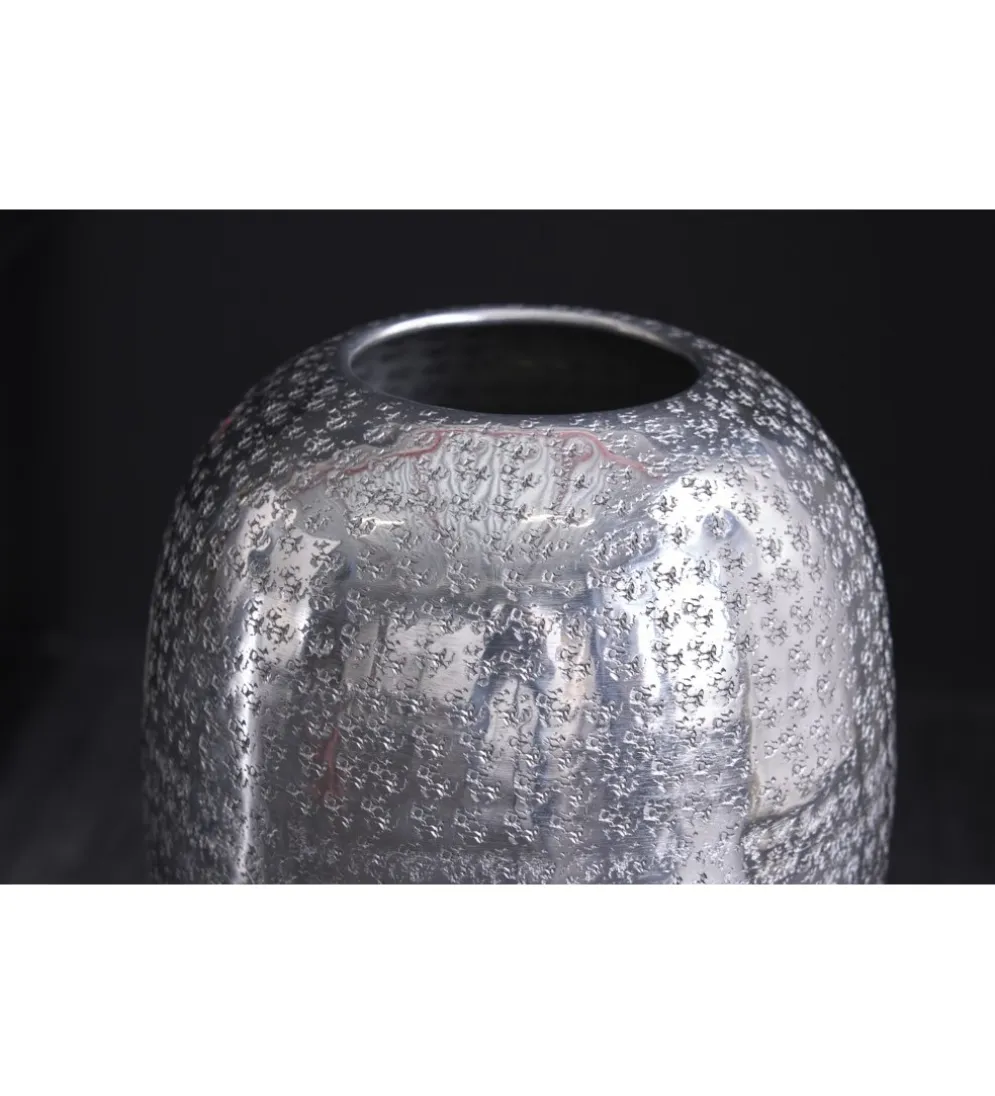 Wazon ORIENT 50 cm srebrny