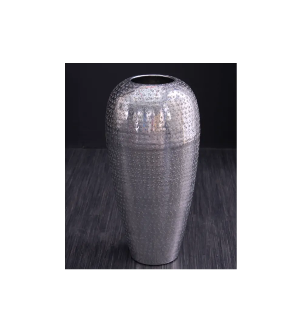 Wazon ORIENT 50 cm srebrny