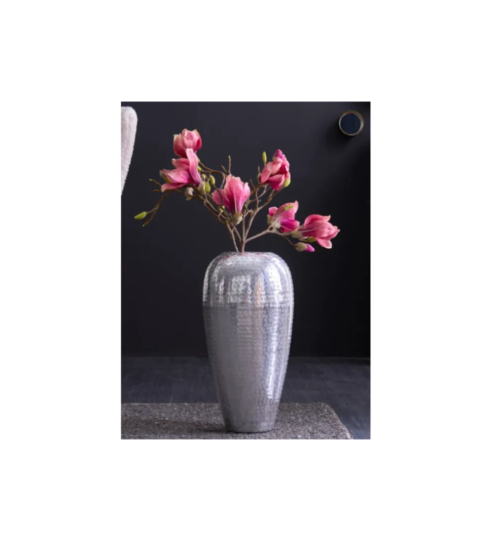 Wazon ORIENT 50 cm srebrny