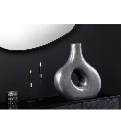 Wazon RING 30 cm ciemnoszary