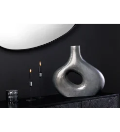 Wazon RING 30 cm ciemnoszary