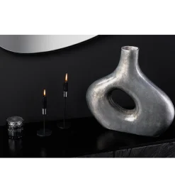 Wazon RING 30 cm ciemnoszary