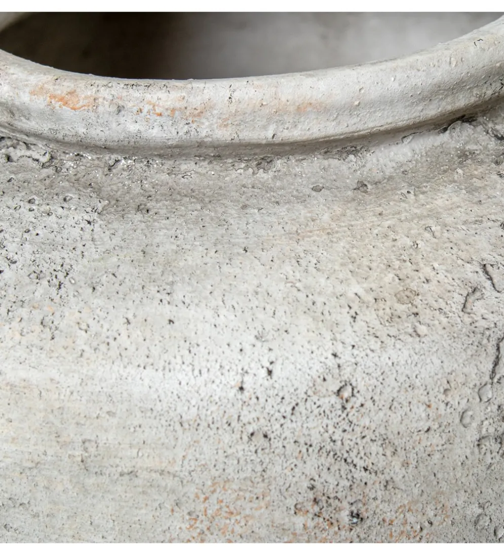 Wazon RUSTIC 17 cm ceramika szary