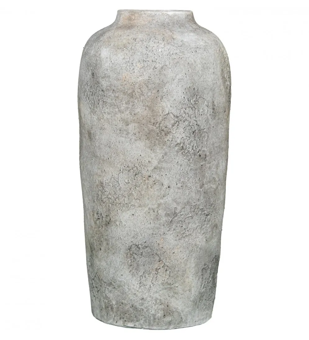 Wazon RUSTIC 43 cm ceramika szary