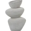 Wazon SARVADO 36 cm piaskowy biały