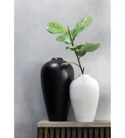 Wazon YING 50 cm ceramika czarny