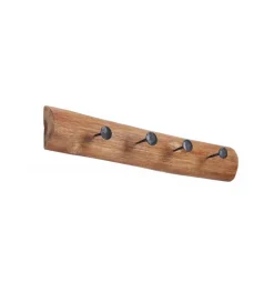 Wieszak ścienny Hemingway 50 cm drewno teak