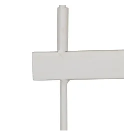 Wieszak LUDANO 50 cm biały naturalny czarny