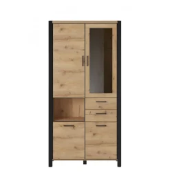 Witryna AKTIV 100 cm w optyce dąb Taurus