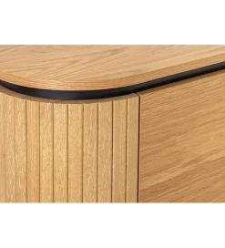 Witryna ATELIER 140 cm kolor naturalnego dębu
