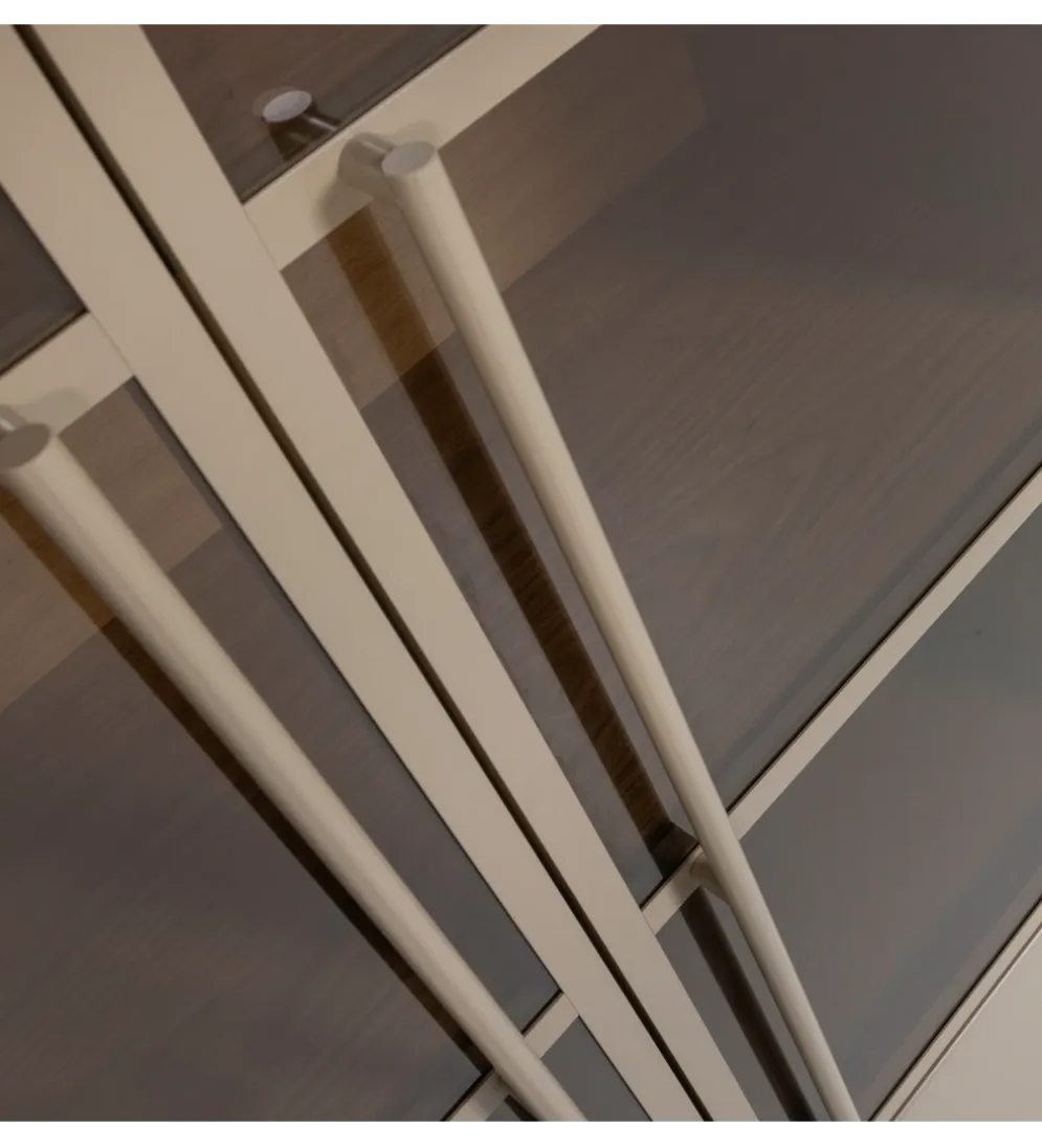 Witryna CASA 236 cm drewno sosny piaskowy