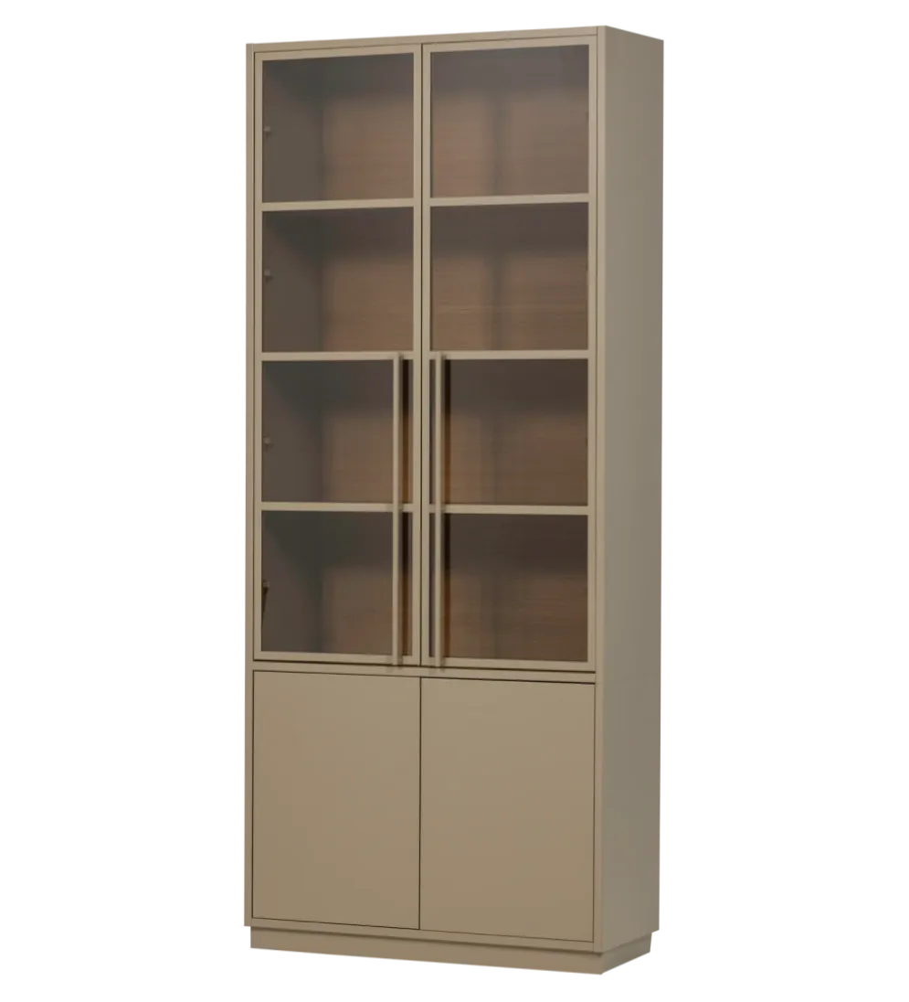 Witryna CASA 236 cm drewno sosny piaskowy