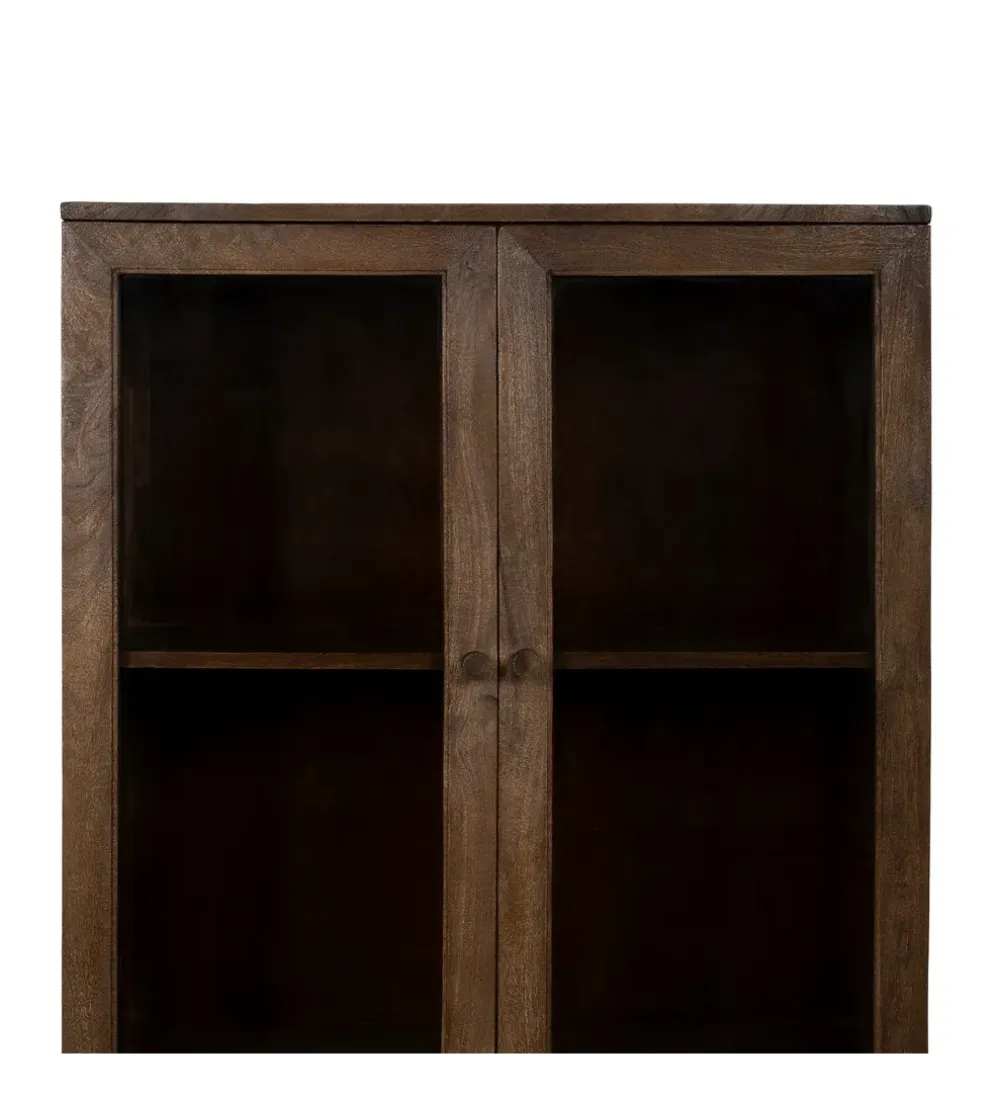 Witryna KOST 140 cm drewno mango brązowy
