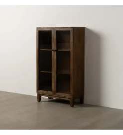 Witryna KOST 140 cm drewno mango brązowy
