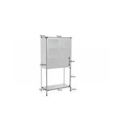 Witryna OLIMPIA 75 cm czarna