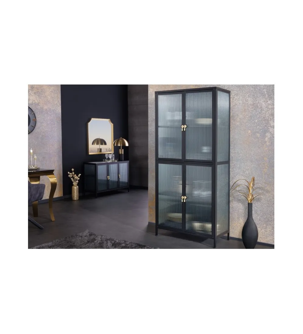 Witryna OLIMPIA II 80 cm czarna