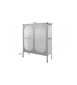 Witryna OLIMPIA III 90 cm czarna