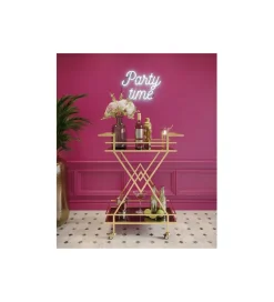 Wózek do serwowania Trolley Piramids 65 cm złoty