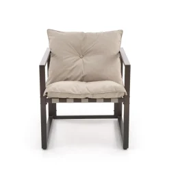 Zestaw ogrodowy SHARK brązowy - sofa + 2 x fotel + ława