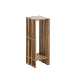 Zestaw 2 regałów BELLAMONTE drewno teak 86 cm 68 cm