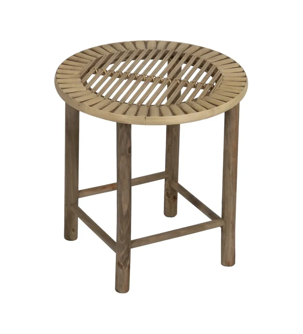 Zestaw stolików BAMBÚ 50 cm 38 cm bambus