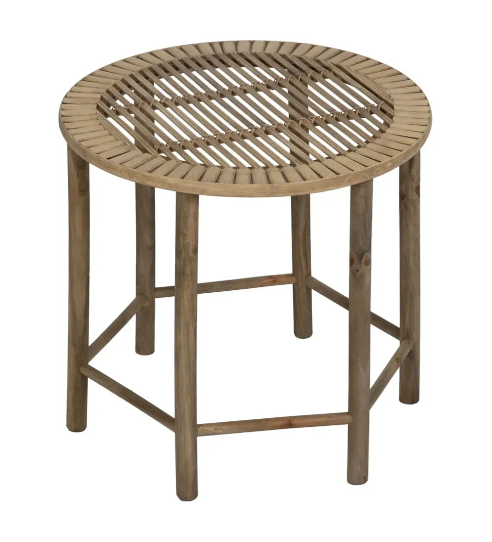 Zestaw stolików BAMBÚ 50 cm 38 cm bambus