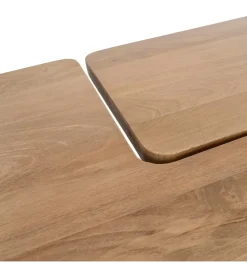 Zestaw 2 stolików kawowych ASANA 120 cm drewno mango