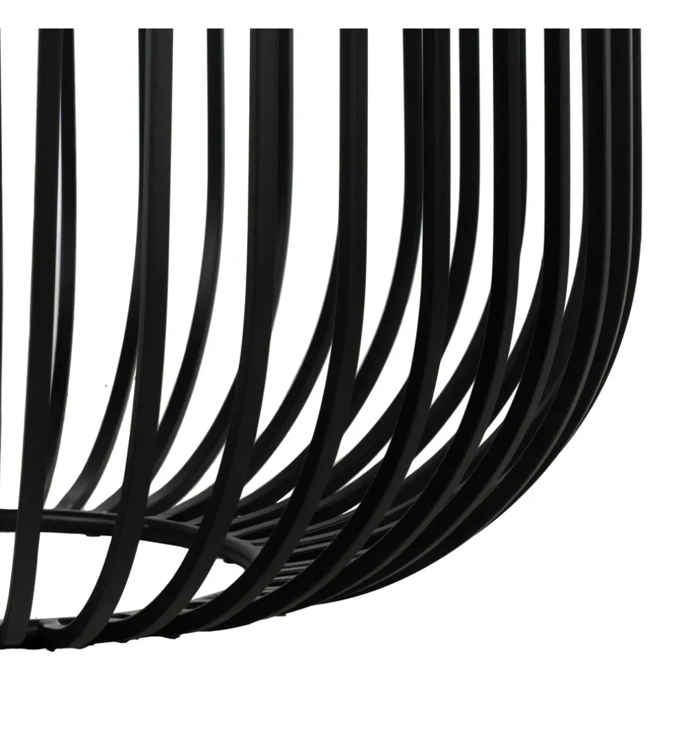 Zestaw 2 stolików kawowych GECMY 68 cm 55 cm czarne