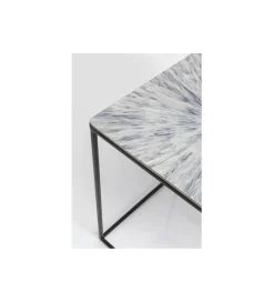 Zestaw 3 stolików kawowych RAY SQUARE 37 cm 43 cm 48 cm