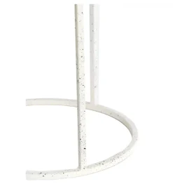 Zestaw 2 stolików kawowych SADAR 50 cm 52 cm białe